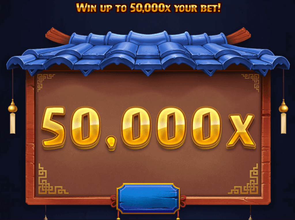 Max win = 50,000x your bet on Hazakura Ways online slot