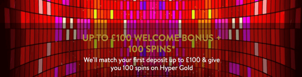 100 Free spins at Hippodrome Casino