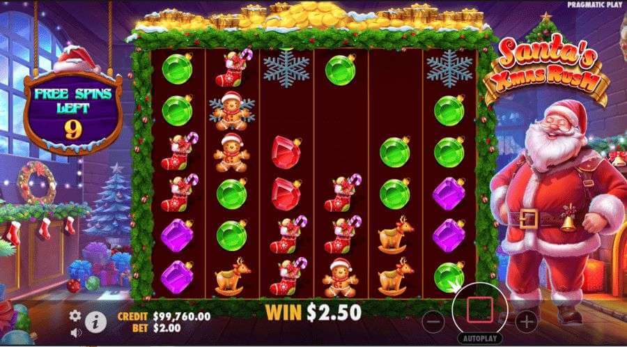 Hold and Win Santa's Xmas Rush 