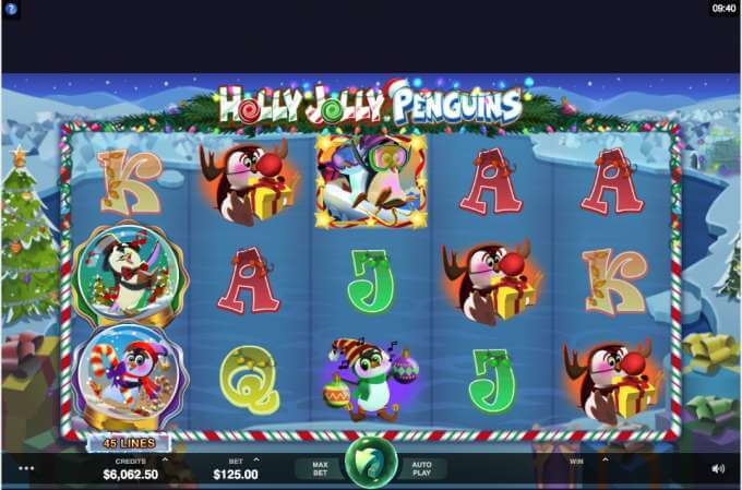Play Holly Jolly Penguins today