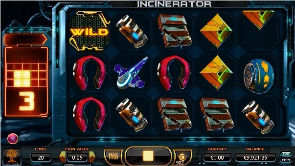 Incinerator slot features