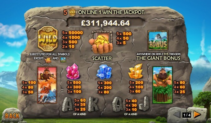 Play Jackpot Giant at Bet365 casino