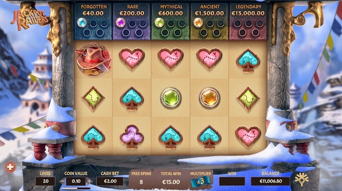 Jackpot Raiders free spins