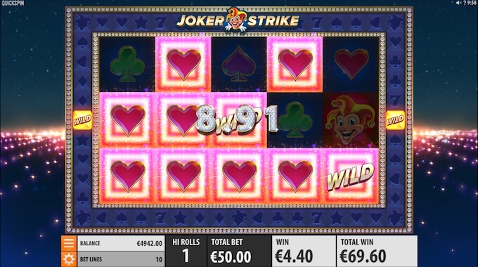 Joker Strike slot big win