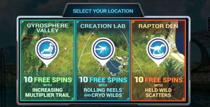 Play Jurassic World slot at LeoVegas casino