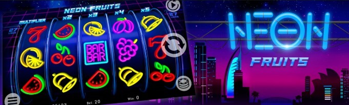 Kajot games - Neon Fruits slot