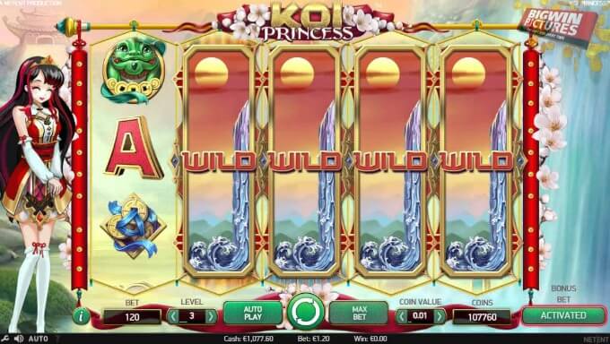 Play Koi Princess slot at Betsafe casino