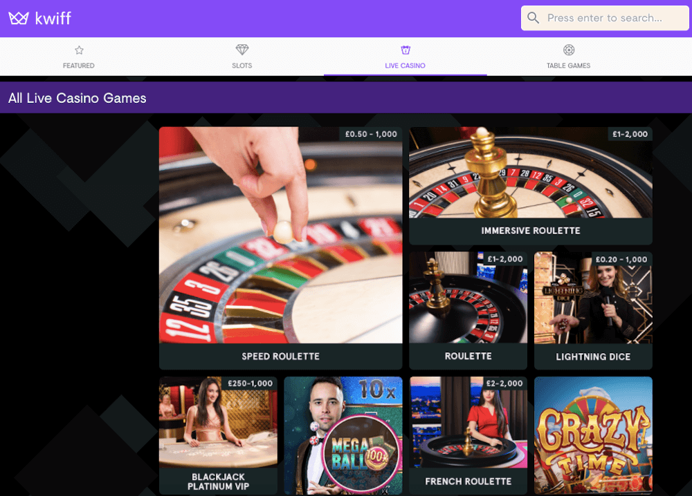 kwiff casino review