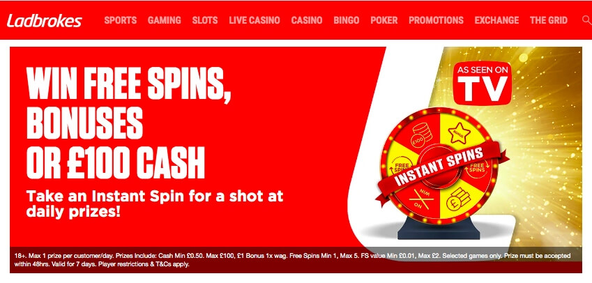 ladbrokes casino uk new casino wheel at Ladbrokes
