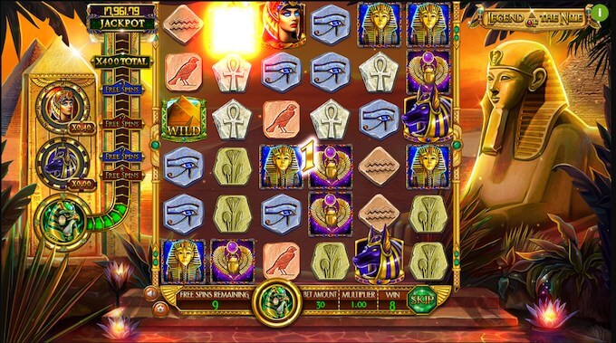 Play Legend of the Nile slot today