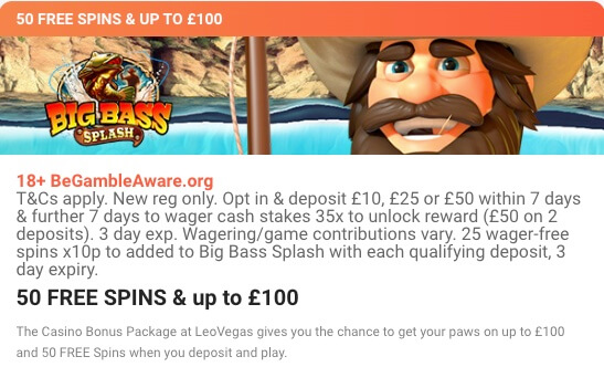 LeoVegas No Wagering Bonus