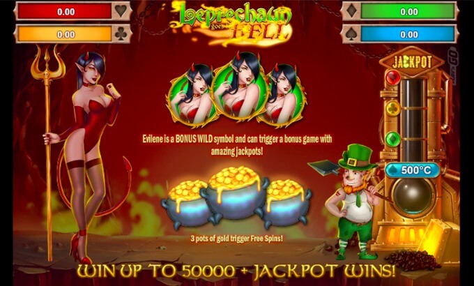 Win Leprechaun Goes to Hell slot at Maria Casino