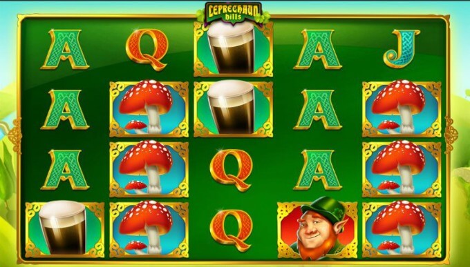 Play Leprechaun Hills slot at Dunder Casino