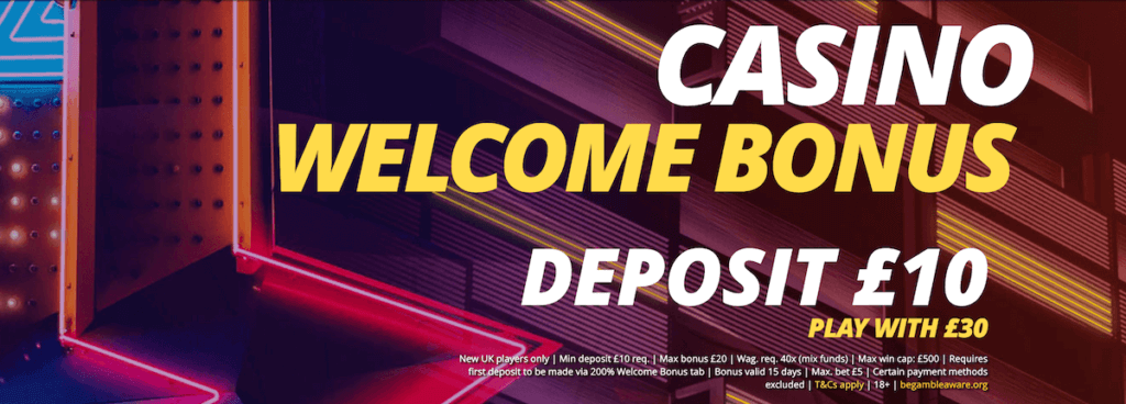 Welcome Bonus at LV BET casino
