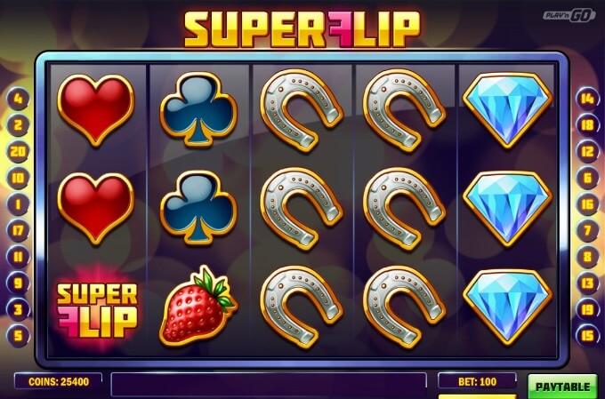 Play Super Flip slot on Maria casino