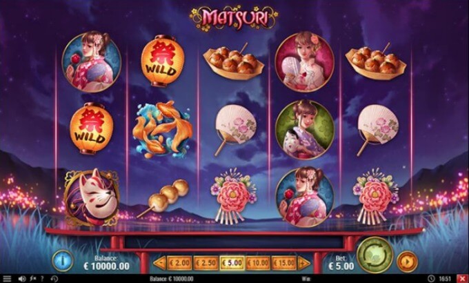 Play Matsuri slot at LeoVegas Casino