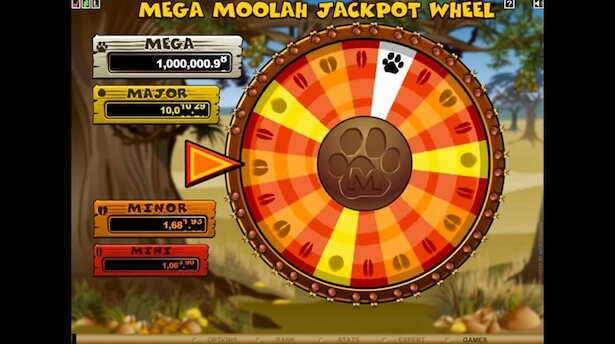 Play Mega Moolah on Instacasino