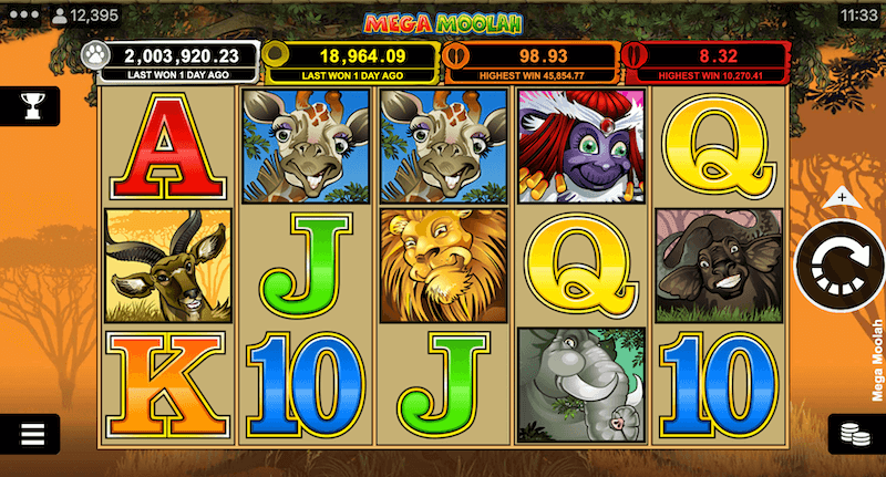 Mega Moolah online slot