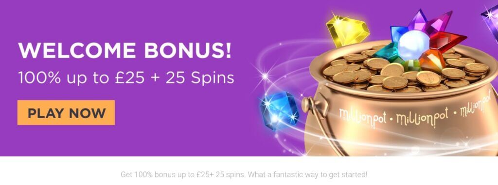 Millionpot Welcome Bonus