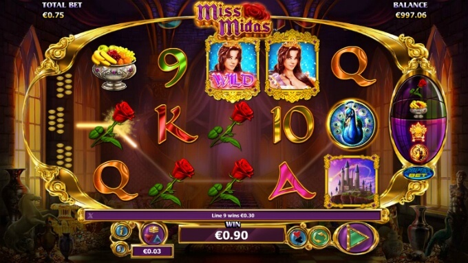 Play Miss Midas slot at Casumo casino