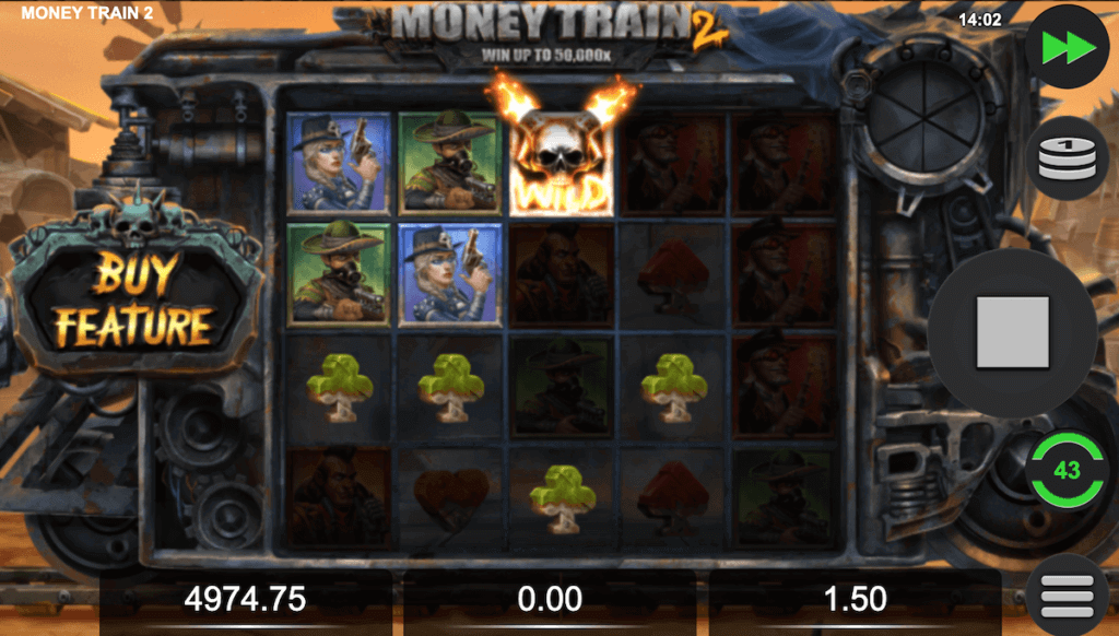 Money Train 2 slot wilds