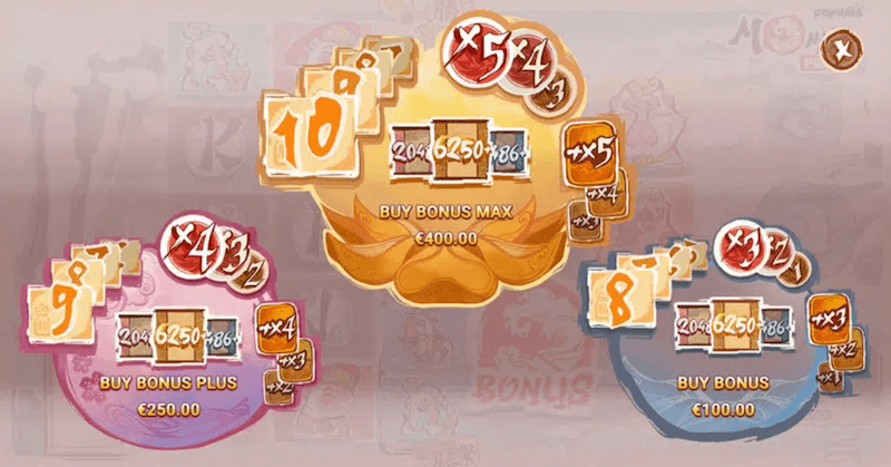 MonkeyPop Bonus Buy feature