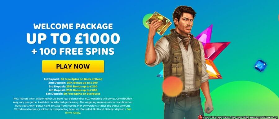 Monster Casino welcome offer