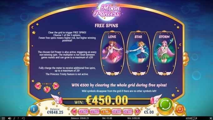 Play Moon Princess slot at Betsafe casino soon