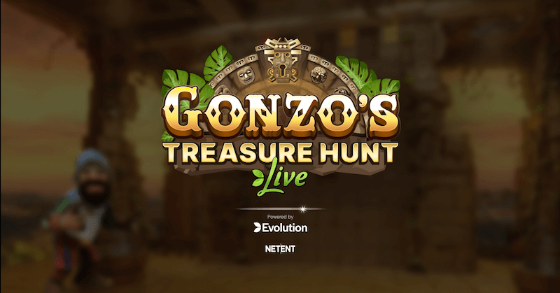 Gonzo's Treasure Hunt Live Banner from Evolution and NetEnt