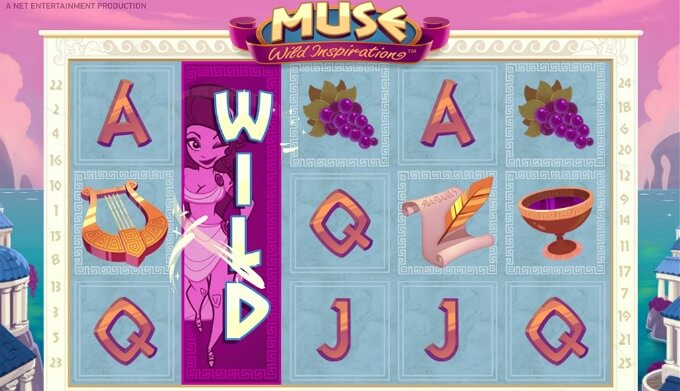 Play Muse slot at ComeOn casino