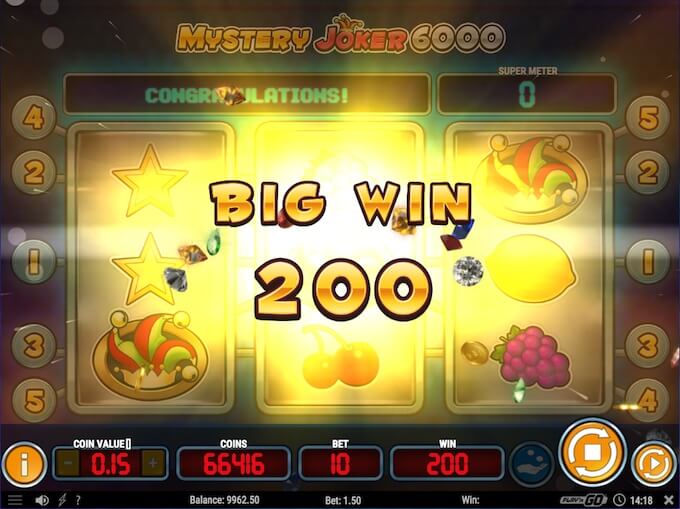 Mystery Joker 6000 slot_big win