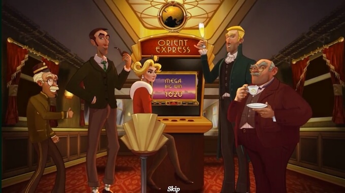 Orient Express slot video intro