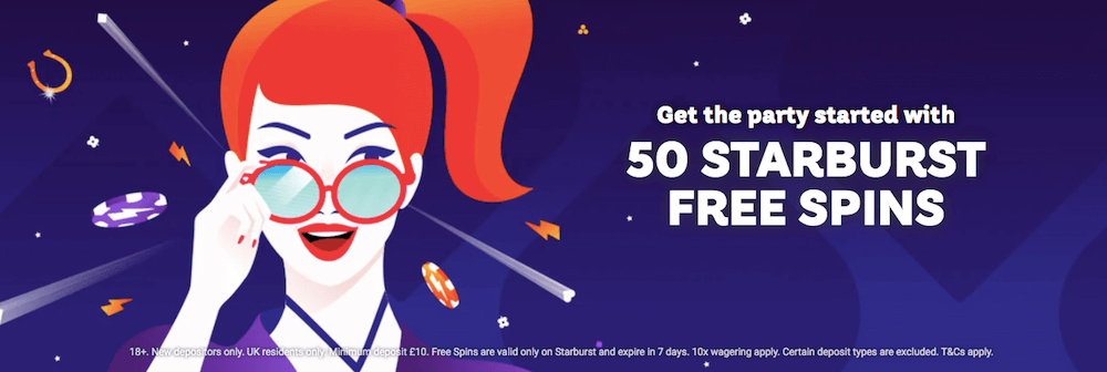 party casino uk free spins low wagering