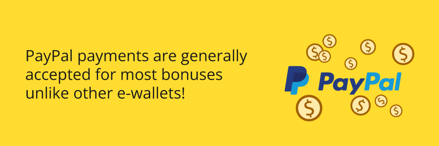 Paypal casino bonuses