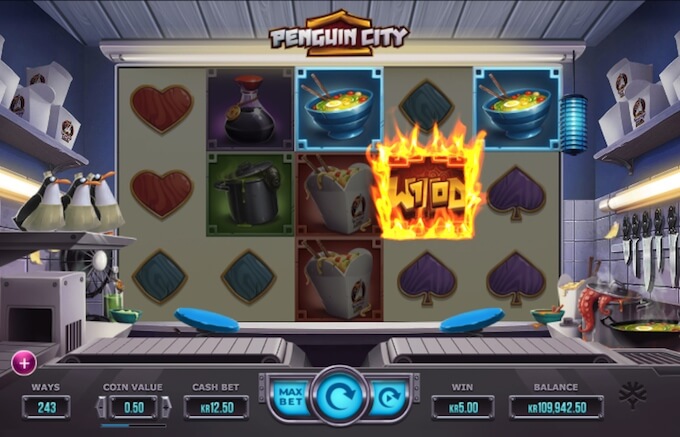 Penguin City slot escape mode