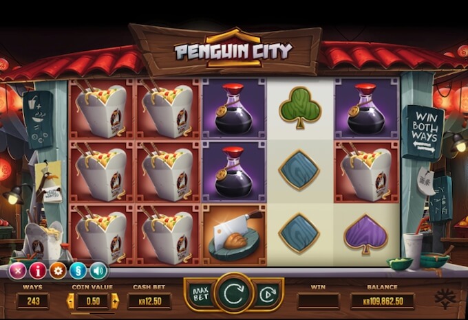 Penguin City slot Yggdrasil