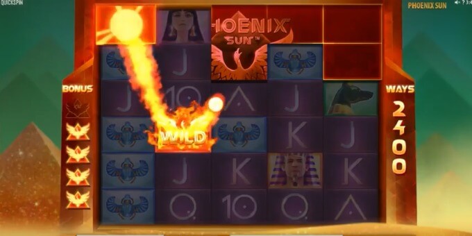 Play Phoenix Sun slot at Rizk Casino