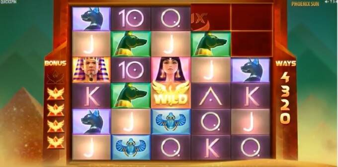 Play Phoenix Sun slot at Casumo casino