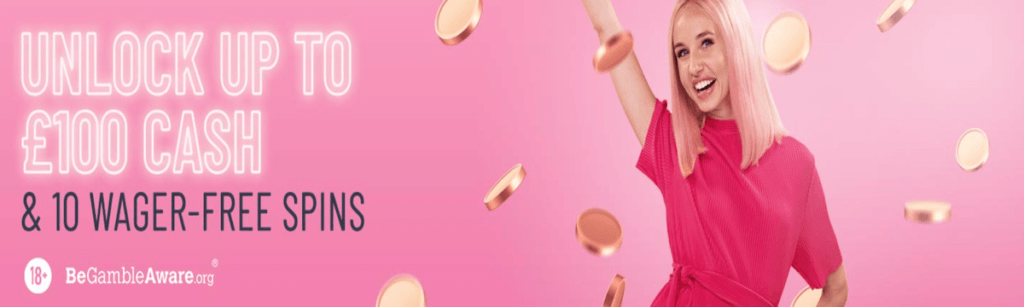 Pink Casino welcome offer