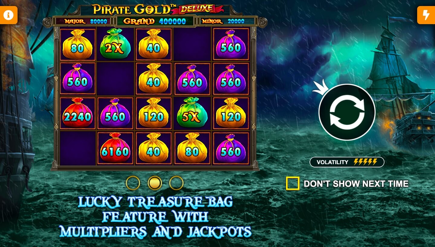 Try Pirate Gold Deluxe Pirate Gold Deluxe feature