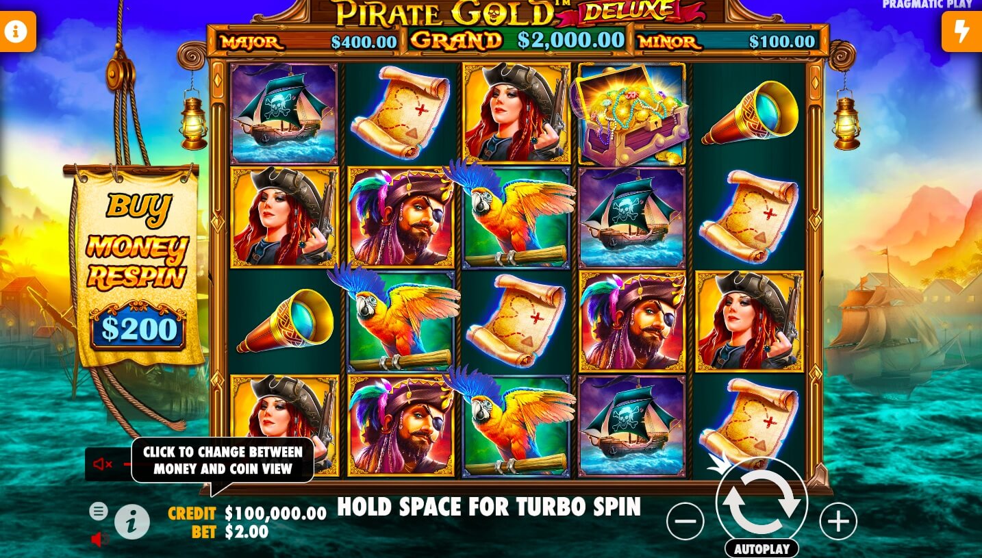 Pirate Gold Deluxe slot 