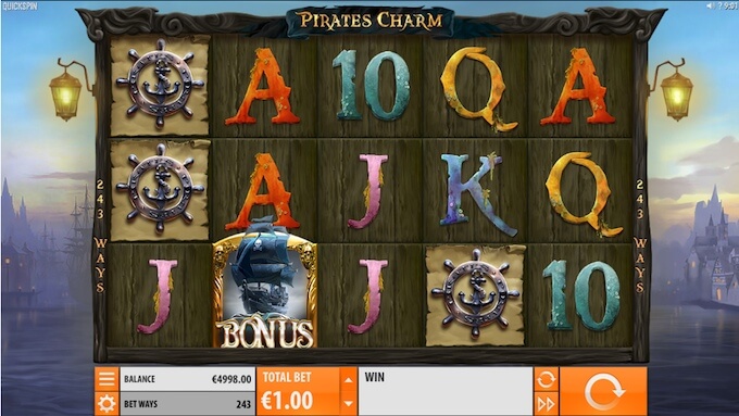 Pirate's Charm slot base game