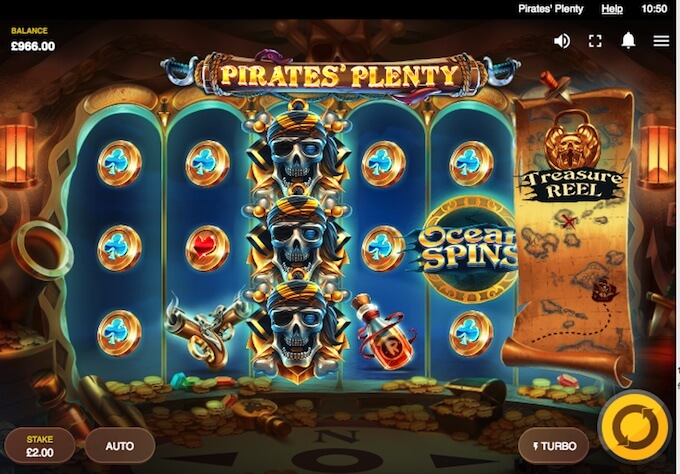 Pirates Plenty slot Red Tiger