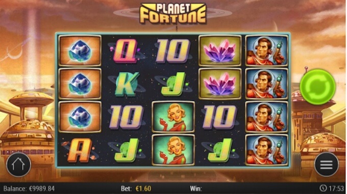 Planet Fortune slot reels