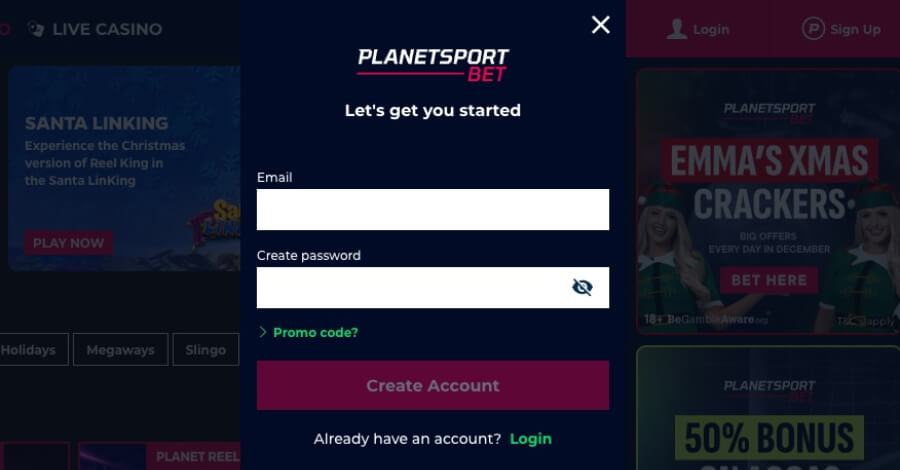 Planet Sport Bet opening