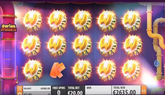 Durian Dynamite Quickspin Durian Dynamite slot features
