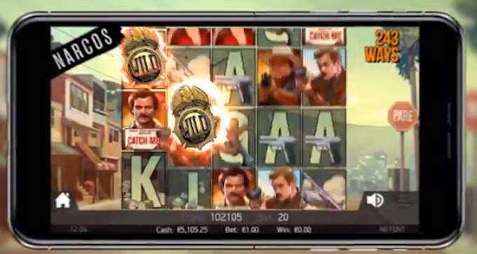Narcos slot on mobile narcos slot review