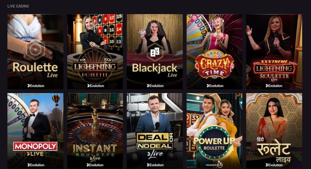 Playgrand live casino