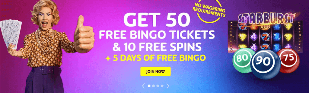 PlayOjo is one of the only casinos with a bingo welcome bonus