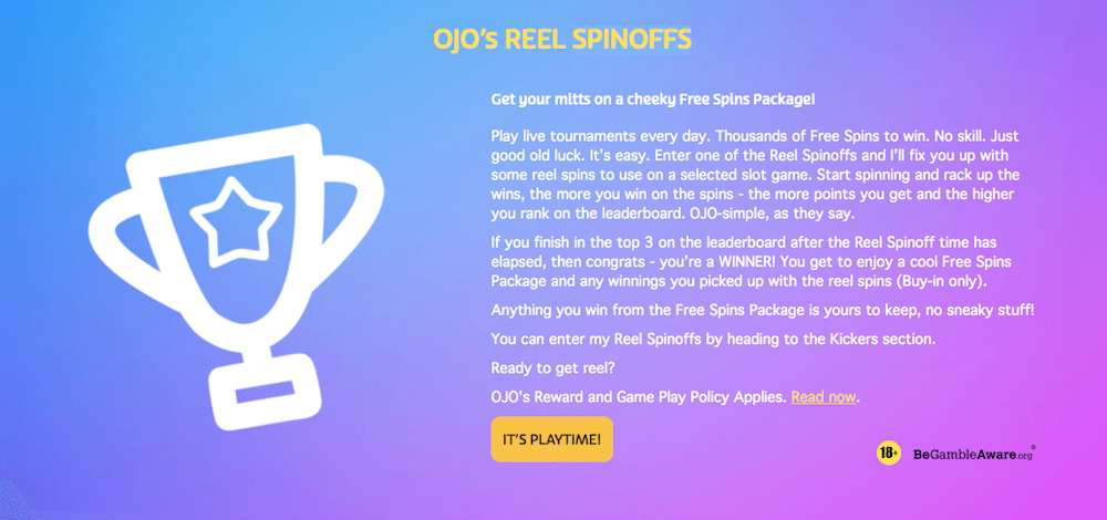 playojo free spins